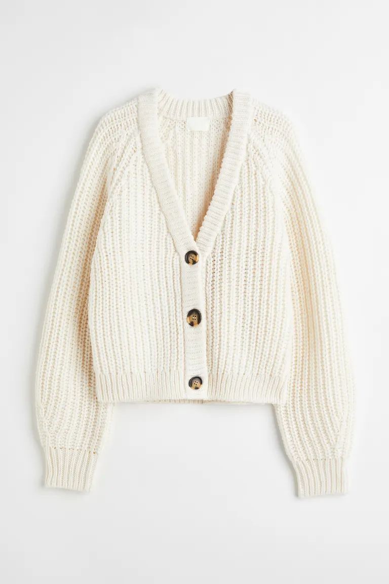 V-neck cardigan | H&M (UK, MY, IN, SG, PH, TW, HK)