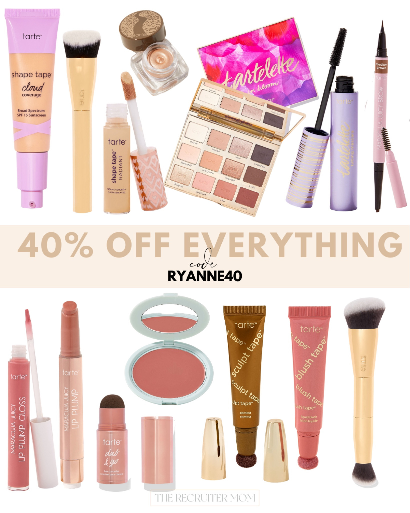 40% off tarte code RYANNE40

#LTKsalealert #LTKHoliday #LTKHolidaySale