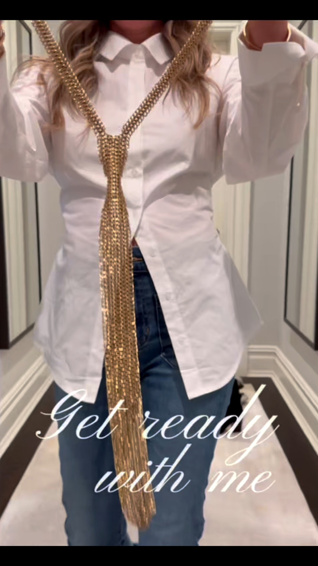 GRWM for a meeting with all female entrepreneurs ✨ thought it would be fun to wear a tie.  Styling my tailored vest with a bold metal tie from Zara, because fall fashion is all about mixing sharp tailoring with standout accessories. Perfect balance of polished + edgy for women over 40 who love elevated everyday style. 🖤 #GRWM #FallStyle #Over40Fashion #TheoryStyle #TailoredLook #FallOutfits2025 #OOTDFall #EffortlessStyle #FashionOver40 #EverydayLuxury #StyleInspo #OutfitInspo”

#LTKWorkwear #LTKOver40 #LTKStyleTip