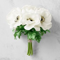 Real Touch Faux White Anemone Bundle | Williams-Sonoma