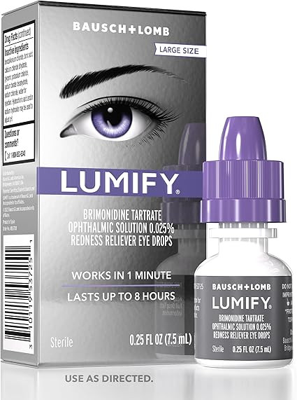 LUMIFY Eye Drops for Red Eyes, Redness Reliever for Brighter Looking Eyes, Works in 1 Minute & La... | Amazon (US)