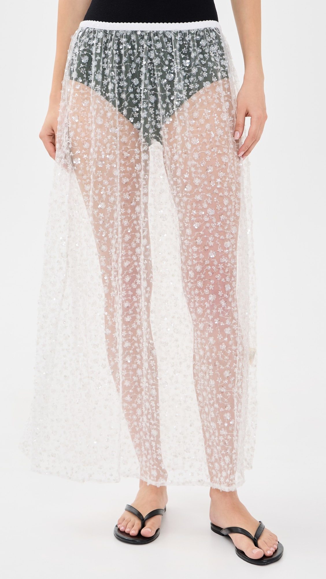 VRG GRL Daisy Sequin Maxi Skirt | Shopbop | Shopbop