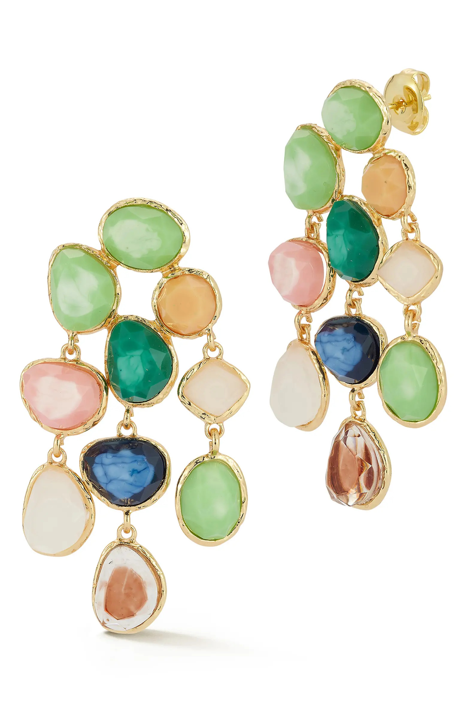 Multistone Statement Drop Earrings | Nordstrom Rack