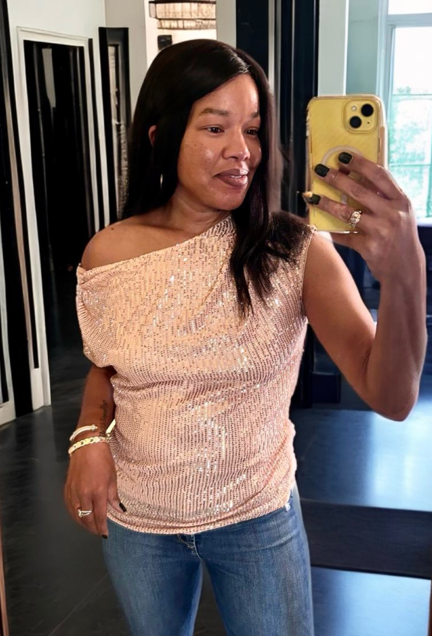 Looking for a spicy top to wear for a night out, this one is perfection.  Comes in 16 different colors and only $40.  Looks fabulous with jeans or pants.  Great piece to add to your closet. #amazon 

#LTKstyletip #LTKfindsunder50