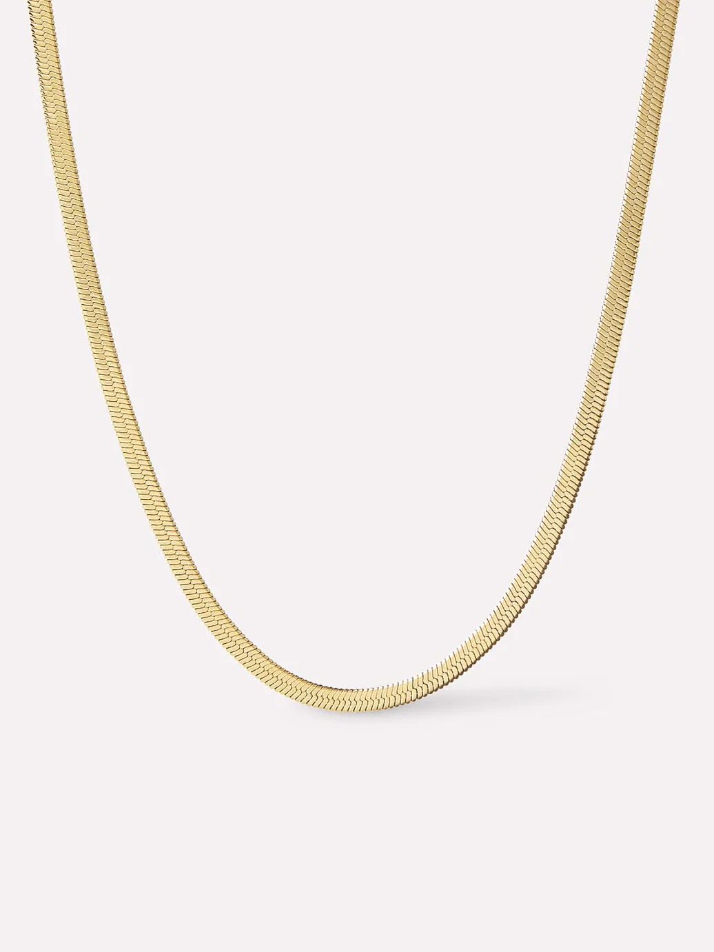 Herringbone Chain Necklace - Ina | Ana Luisa