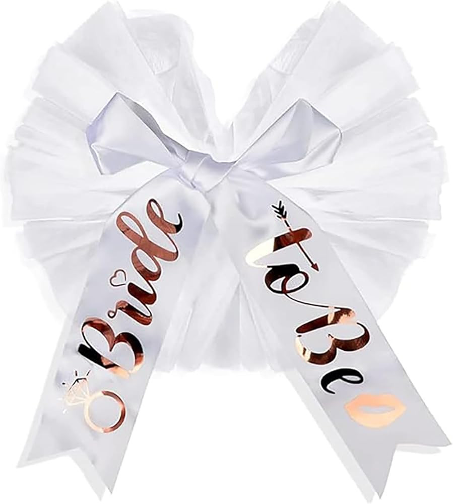 Bride to Be Bikini Veil, Booty Veil Bachelorette Party Decorations for Bride Bridesmaids Pool Par... | Amazon (US)