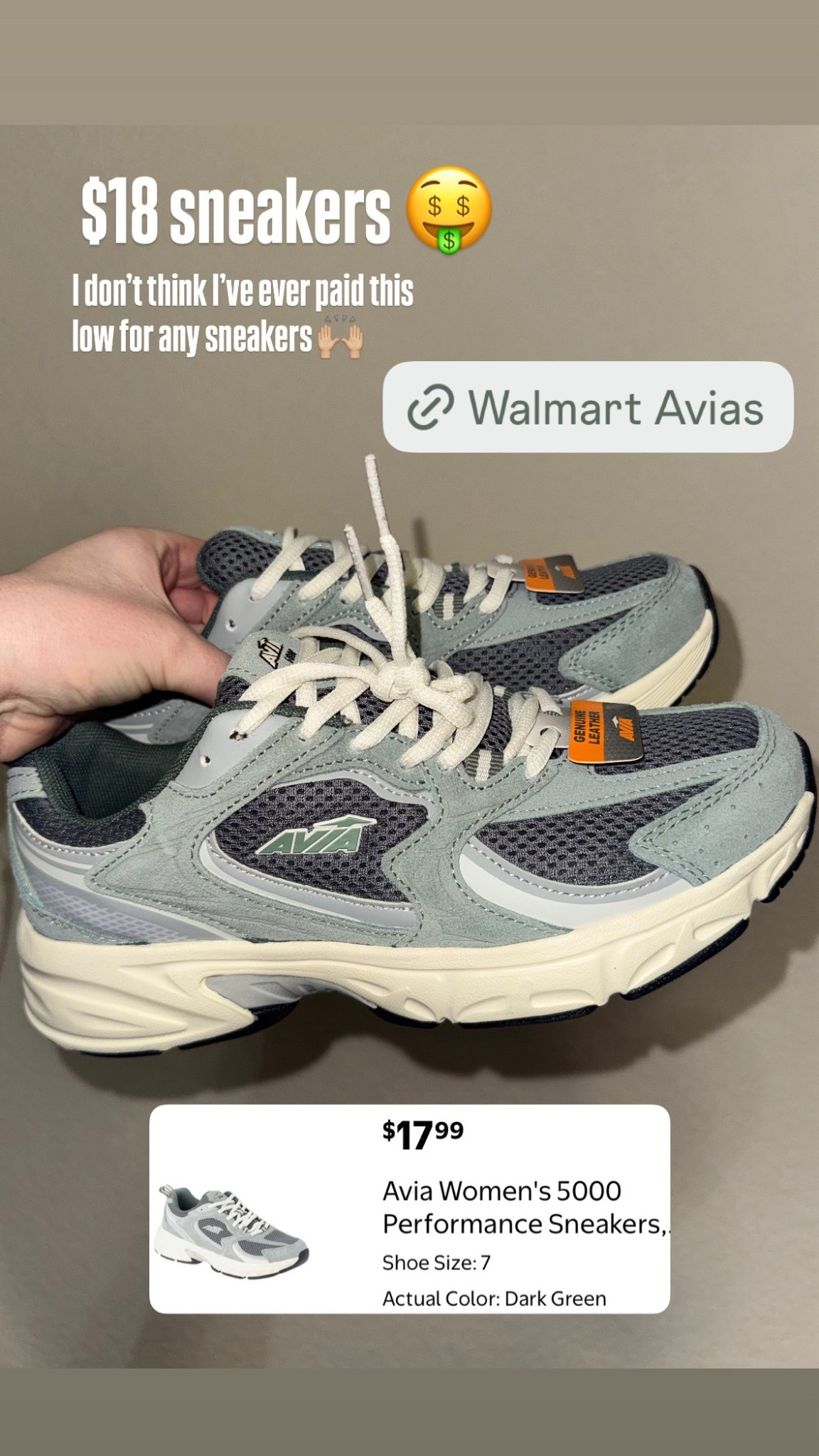 Walmart Avias! 👟🤑 $18 #avias #avia #walmart #walmartshoes #walmartsneakers #under20 #under20sneakers

#LTKActive #LTKmomlife #LTKfitnessgoals
