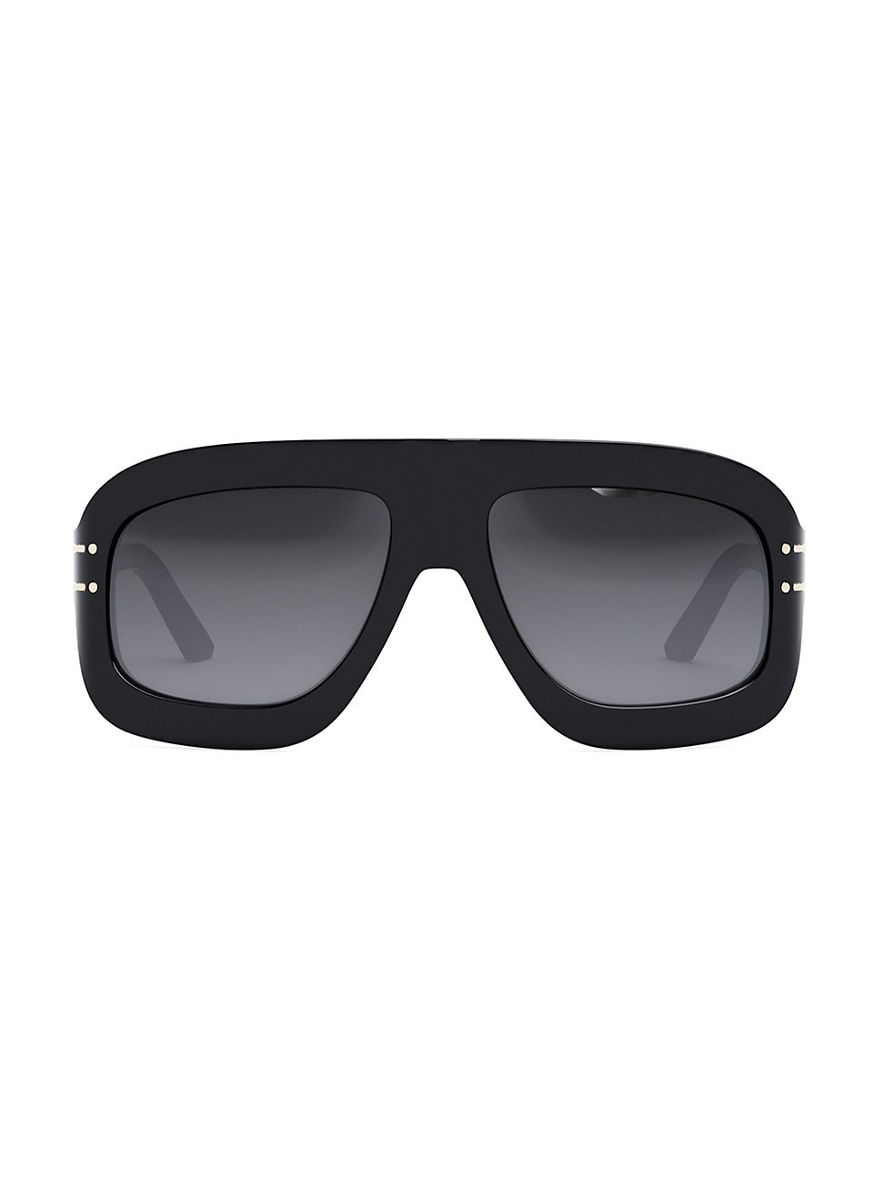 Women's DiorSignature M1U 58MM Mask Sunglasses - Shiny Black | Saks Fifth Avenue