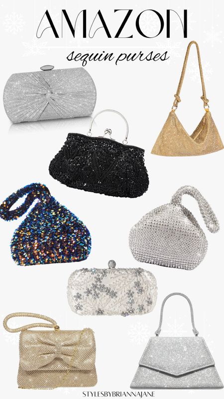Holiday sequin purses from amazon! 

#LTKHoliday #LTKparties #LTKstyletip