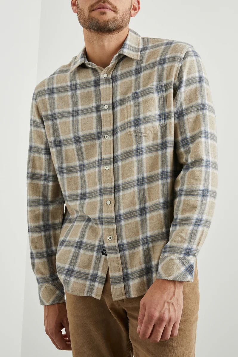 LENNOX SHIRT - PALAMINO SKYLINE MELANGE | Rails
