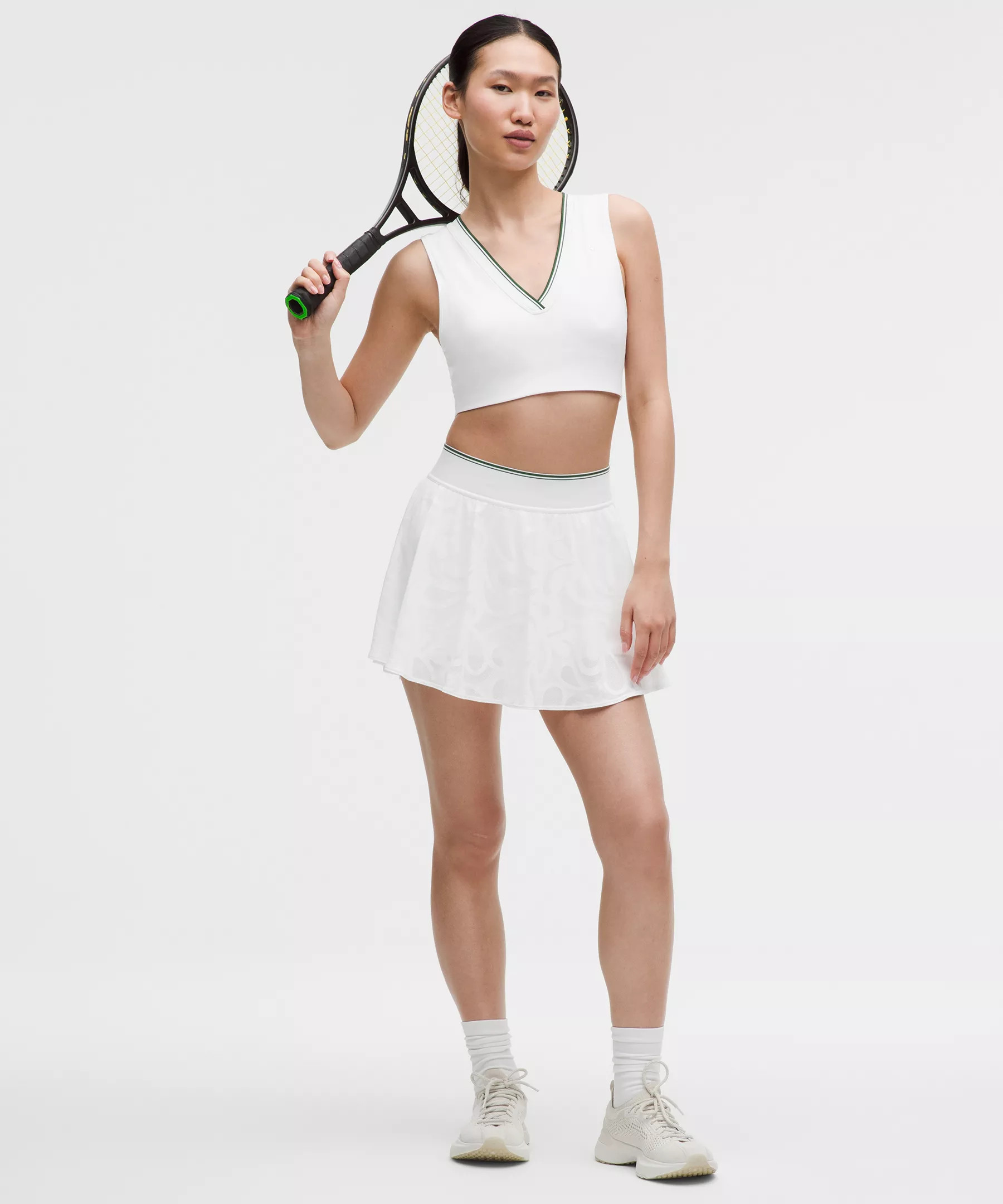 Paisley-Mesh High-Rise Tennis Skirt | Lululemon (US)