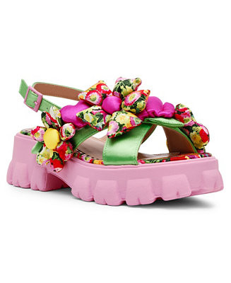 Women's Jeromy Flower Lug Sole Sandals | Macy's