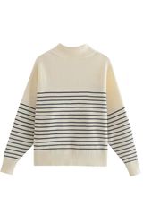 'Phoebe' Striped Knitted Sweater | Goodnight Macaroon