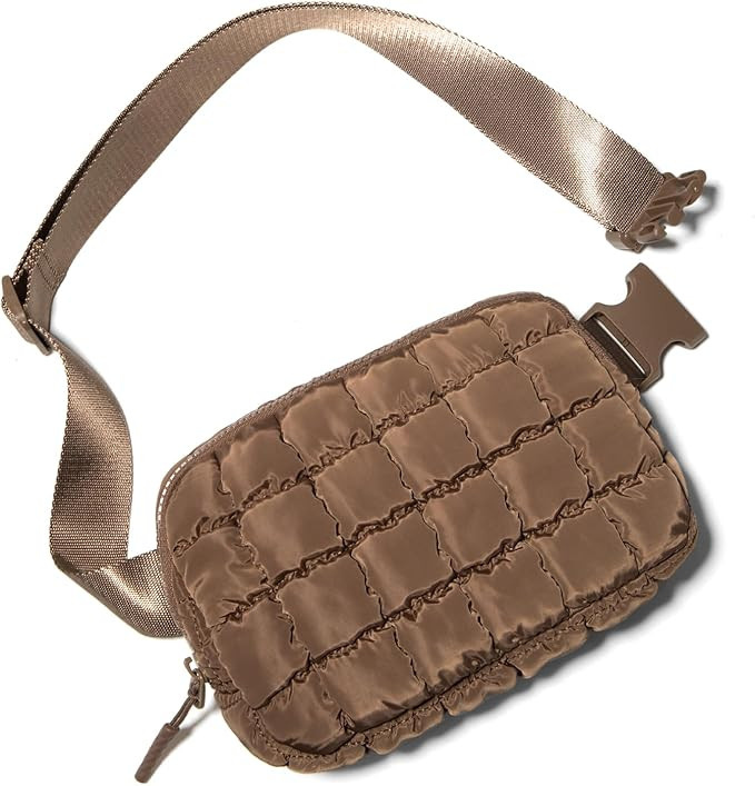 Trending Gifts for Women Puffer Crossbody Bags for Women Belt Bag Fanny Pack with Adjustable Stra... | Amazon (US)