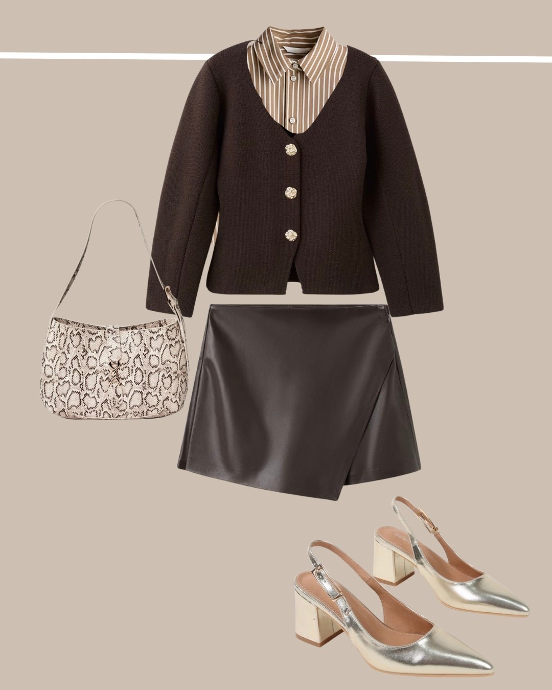 Look 6 preppy girl outfit! 