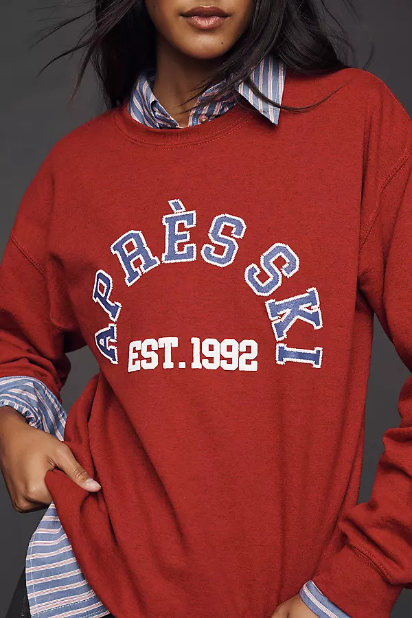 By Anthropologie Après Ski Fleece Sweatshirt | Anthropologie (US)