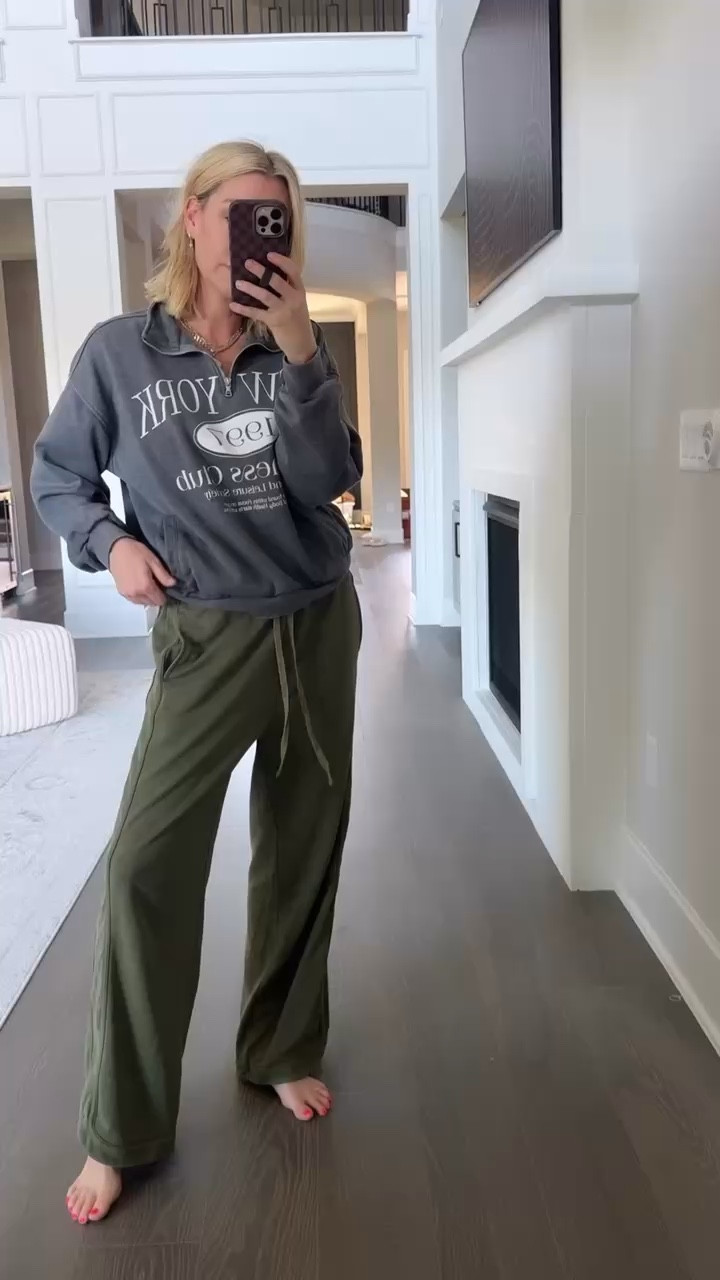 Love a cozy day in! Top and bottoms fit tts! 

#LTKootd #LTKgrwm #LTKdayinmylife