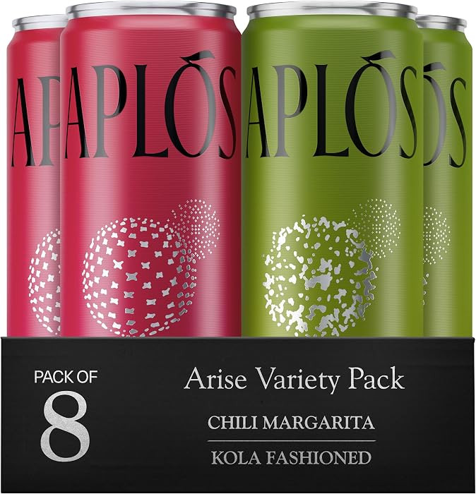 Apl\u00f3s Arise Canned Variety Pack of Non-Alcoholic Cocktails\u202f| Formulated with Adaptogens... | Amazon (US)