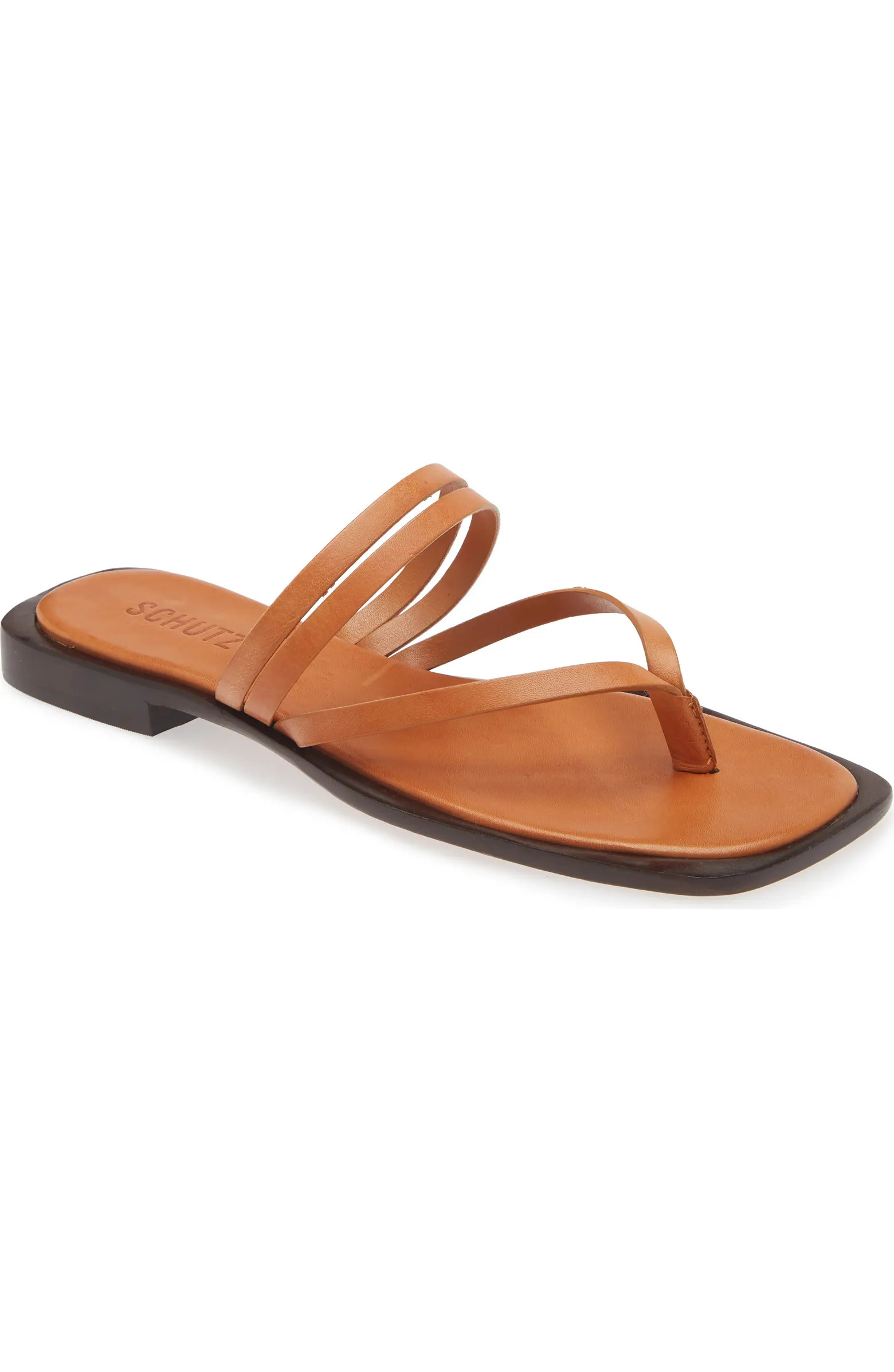Schutz Rania Strappy Flip Flop (Women) | Nordstrom | Nordstrom