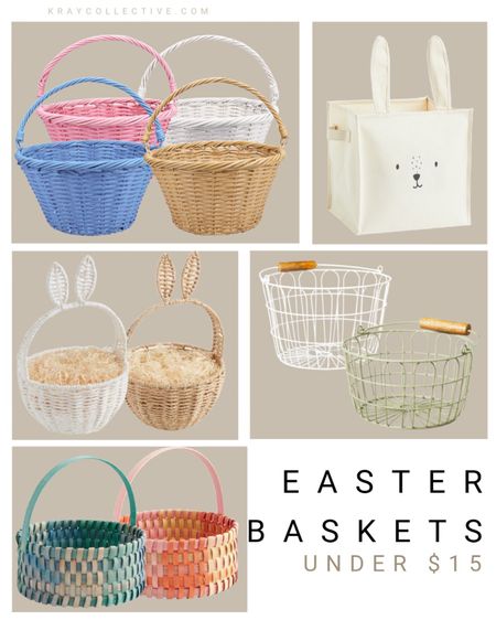 You read that right, fun and festive Easter Baskets that are UNDER $15.  Things add up fast when you have 4 kids, I usually go for the more economical version.  I own and love these green and white wire baskets, they are also great centerpieces too!  The classic Easter Basket with a rotating handle making it great for Easter egg hunting.  Try something new with this bunny tote and use it for toy storage later.  And my favorite every year these blue and pink ombre baskets are perfection.  

Easter Baskets | Easter Baskets Under $15 | budget friendly easter | attainable style | Easter | Egg Hunting | Easter gift basket | Easter Baskets for Boys | Toddler Easter Baskets | Girls Easter Baskets 

#easterbaskets #targetstyle #targetfinds #easter #under15 #budgetfriendlyeaster

#LTKGiftGuide #LTKunder50 #LTKkids