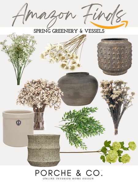 Amazon Spring faux stems, florals and greenery and wreaths along with our favorite pots and planters for your home 💐  

#LTKSeasonal #LTKstyletip #LTKhome