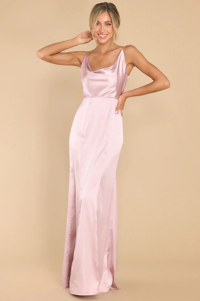 Inner Radiance Dusty Pink Maxi Dress | Red Dress