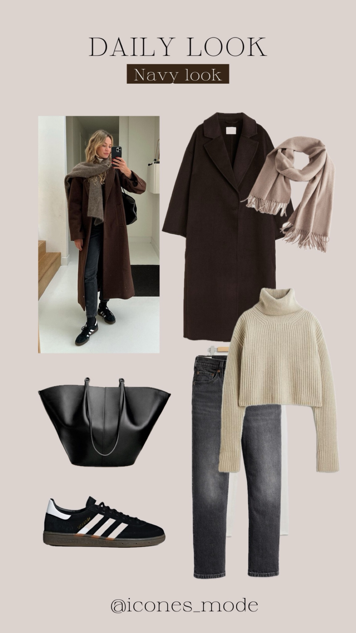 Daily look Brown/black
#LTKGift 

#LTKSeasonal #LTKstyletip #LTKshoecrush