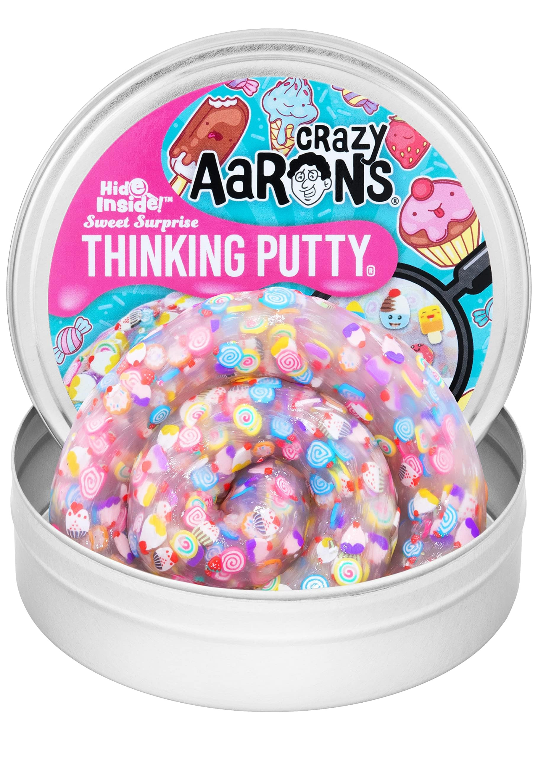 Crazy Aaron's Thinking Putty® - Sweet Surprise - Clear Sensory Putty for Kids and Grown ups in a... | Amazon (US)