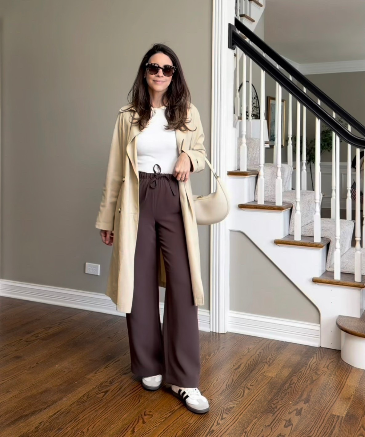 Winter to Spring outfit 
Pants size Small
Top size Medium
Trench coat size Smalll

#LTKOver40 #LTKSaleAlert #LTKSeasonal