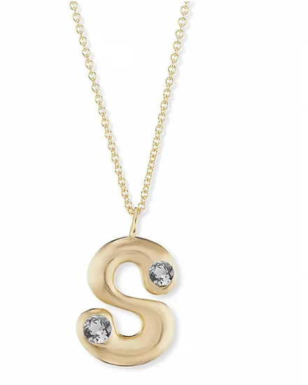 Bubble Letter Necklace | Corace Collection