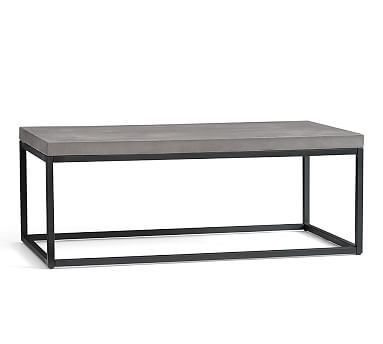 Sloan Concrete & Metal Coffee Table | Pottery Barn (US)