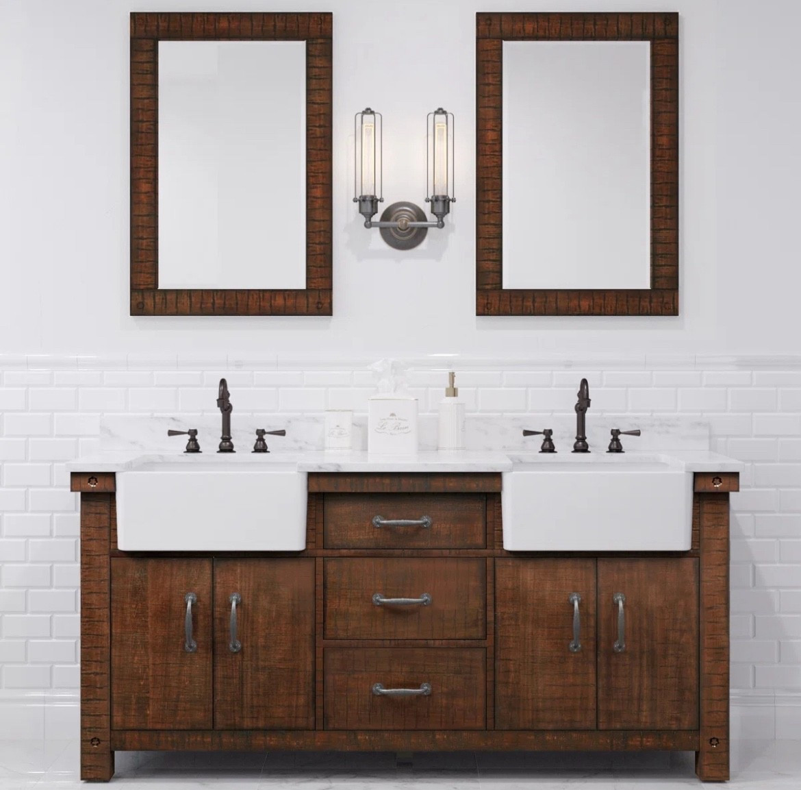 Aiana 72'' Double Bathroom Vanity with Carrara Marble Top

#LTKU #LTKHome #LTKGiftGuide

#LTKSaleAlert #LTKOver40 #LTKActive