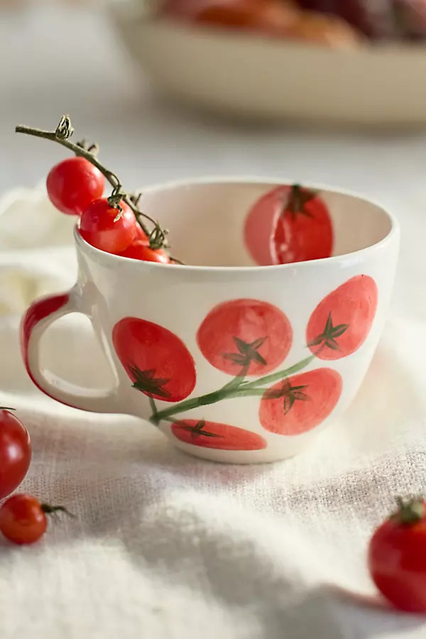 Garden Tomato Stoneware Mug | Terrain