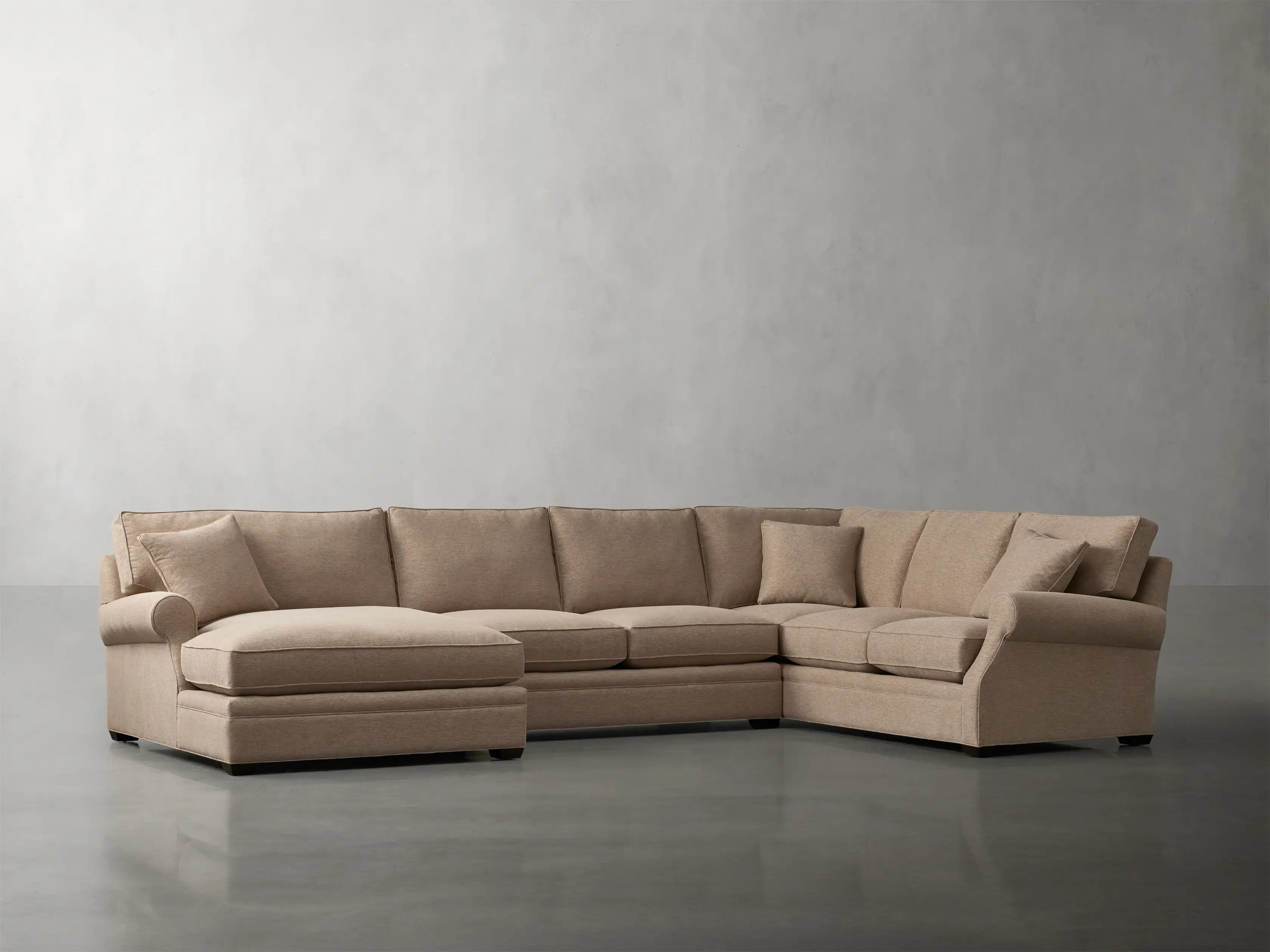 Landsbury Three Piece Large Chaise Sectional | Arhaus