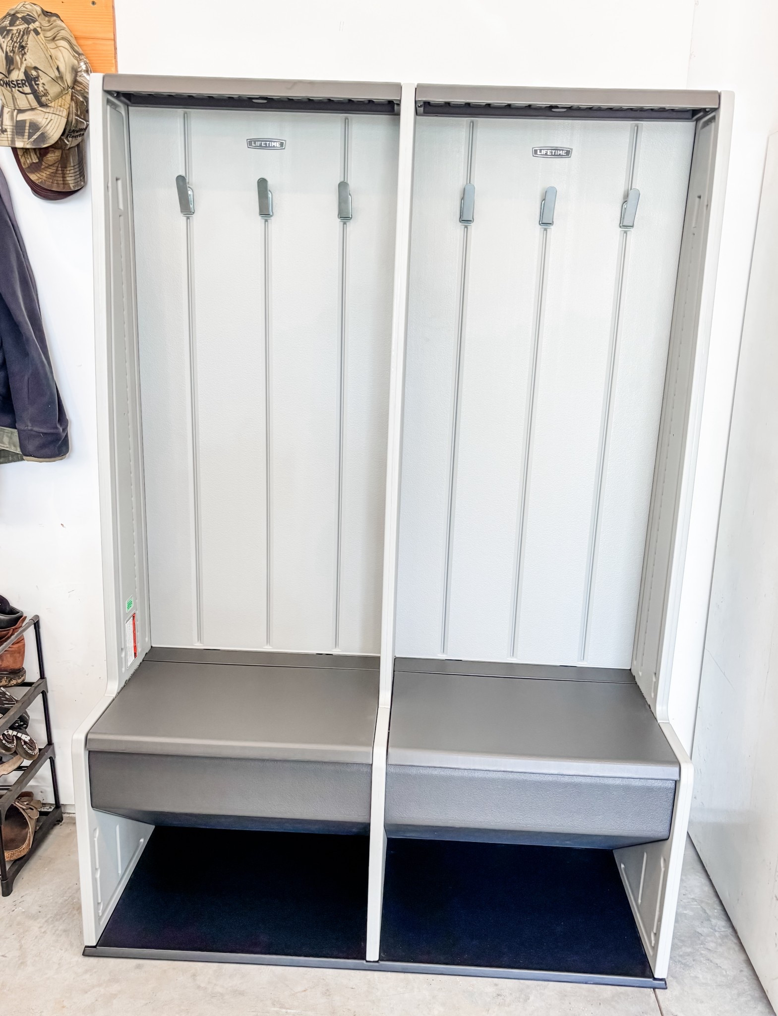 Found the PERFECT garage setup to keep all the kids’ shoes, backpacks, cleats, coats and gear out of my entryway 🙌

This Lifetime Home & Garage Storage Locker is sturdy, functional, and such a great price for the organization you get! Total game changer for busy family life. 🔗👇

#LTKKids #LTKHome #LTKmomlife