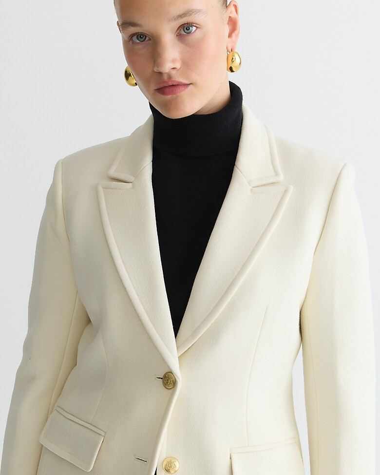 Blazer-jacket in Italian double-cloth wool blend | J. Crew US
