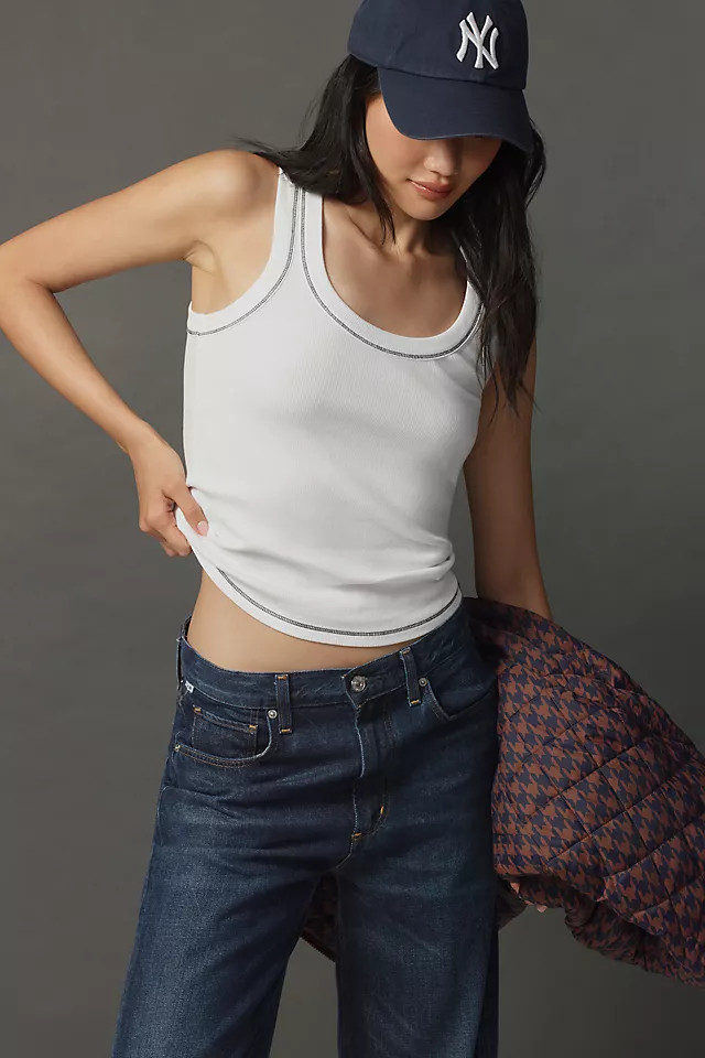 Sunny Scoop-Neck Tank Top | Anthropologie (US)