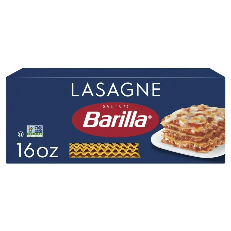 Barilla Classic Non-GMO, Kosher Certified Wavy Lasagne Pasta, 16 oz | Walmart (US)