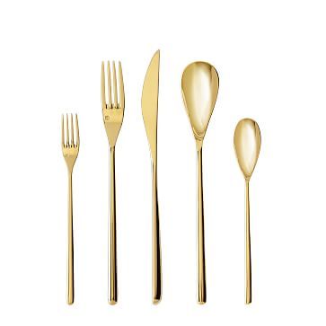 Dragonfly Polished Stainless Steel Flatware Sets | West Elm (US)