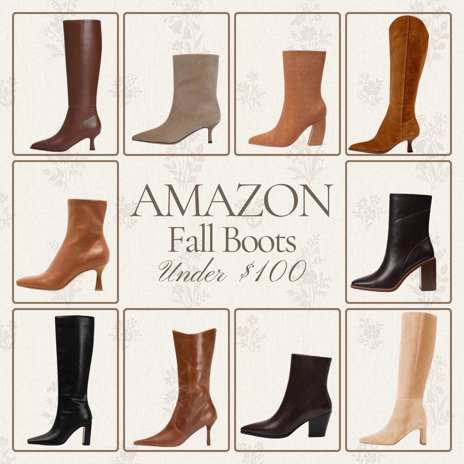 Fall boots worth every step | Shop these Amazon finds — all under $100!

fall boots, amazon fashion, affordable style, under $100, fall outfit ideas, trendy boots, ankle boots, knee high boots, fall essentials, capsule wardrobe

#LTKShoeCrush #LTKFindsUnder100 #LTKSeasonal