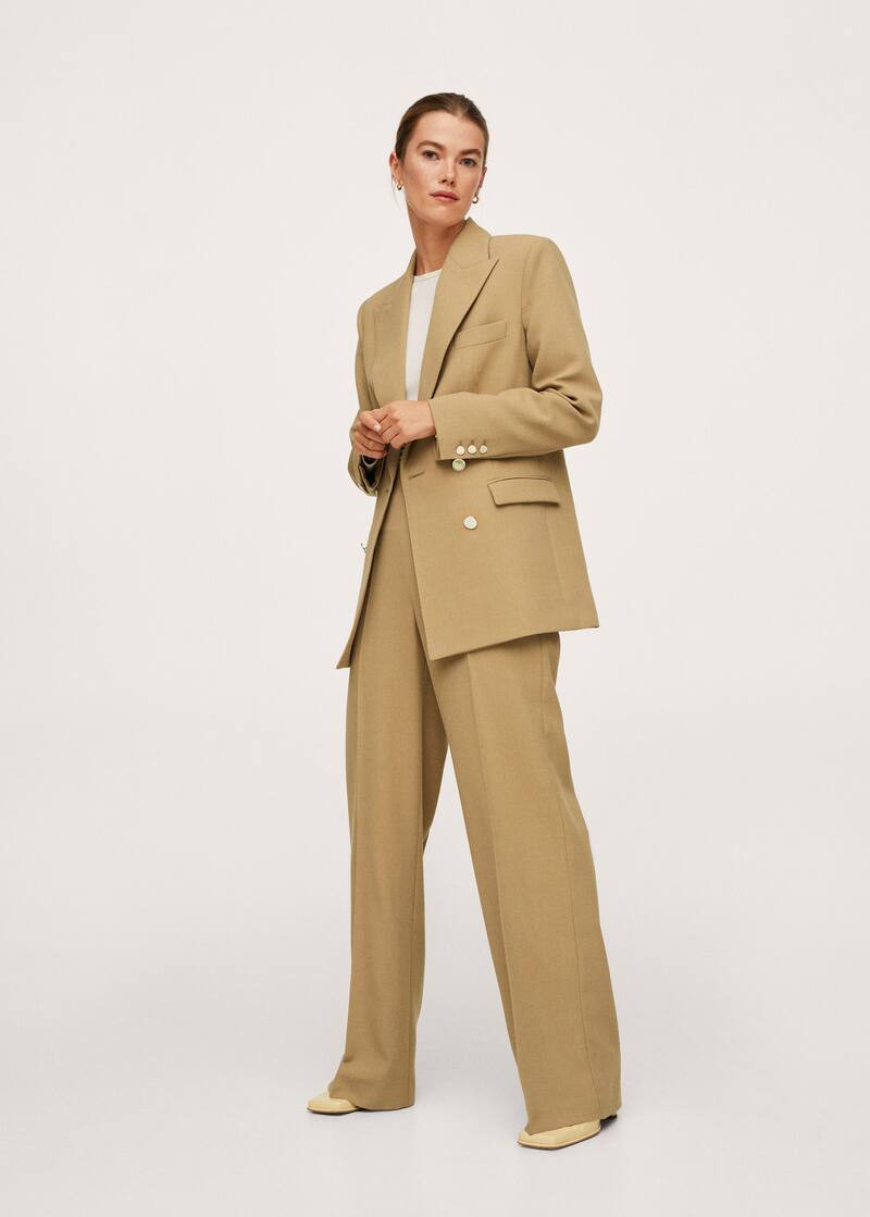 Double-breasted suit blazer | MANGO (US)