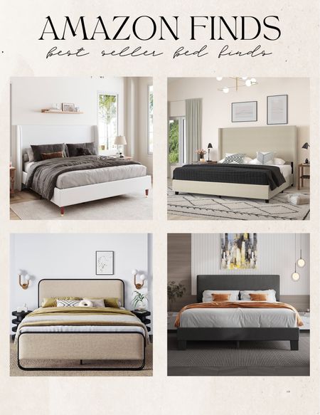 Best seller beds found on amazon. Budget friendly furniture finds. For every budget. Amazon deals, home interiors, organization, aesthetic finds, modern home, decor.

#LTKhome #LTKstyletip #LTKsalealert