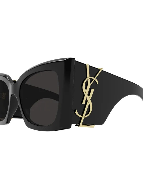 Saint Laurent Eyewear SLP Blaze oversized-frame Sunglasses - Farfetch | Farfetch Global