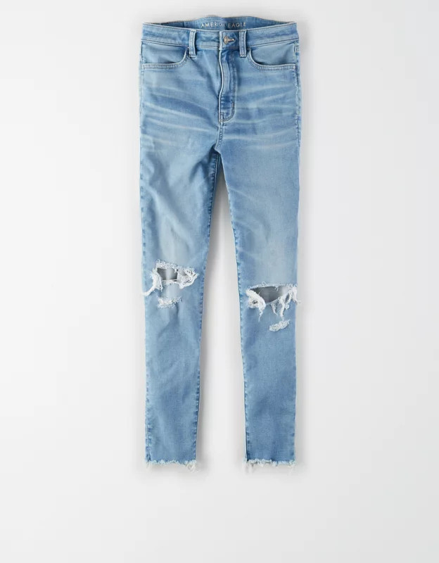 AE Ne(X)t Level Highest Waist Jegging Crop | American Eagle Outfitters (US & CA)