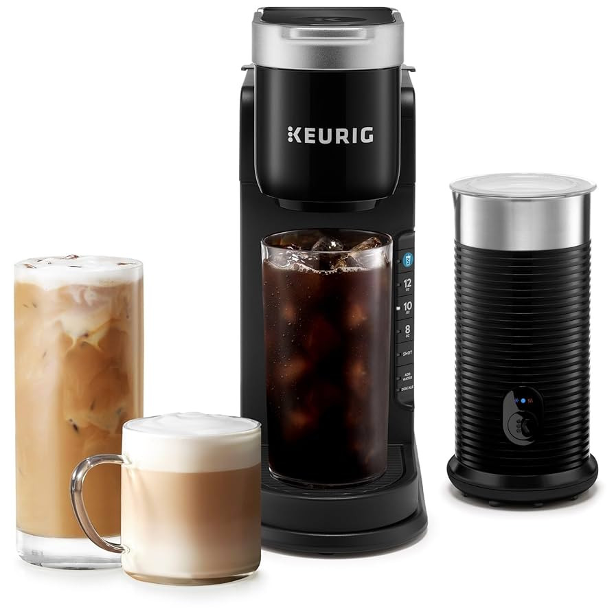 Keurig K-Café Barista Bar Single Serve Coffee Maker and Frother, with 3 Brew Sizes, Hot and Cold... | Amazon (US)