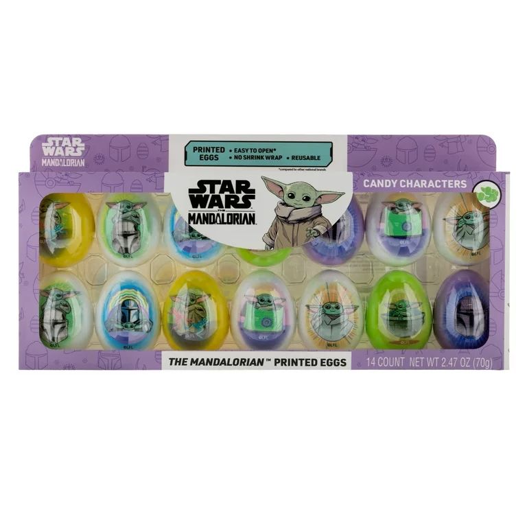 Galerie Star Wars: The Mandalorian™ 14 Count Special Edition Printed Eggs in Box with Candy, 2.... | Walmart (US)