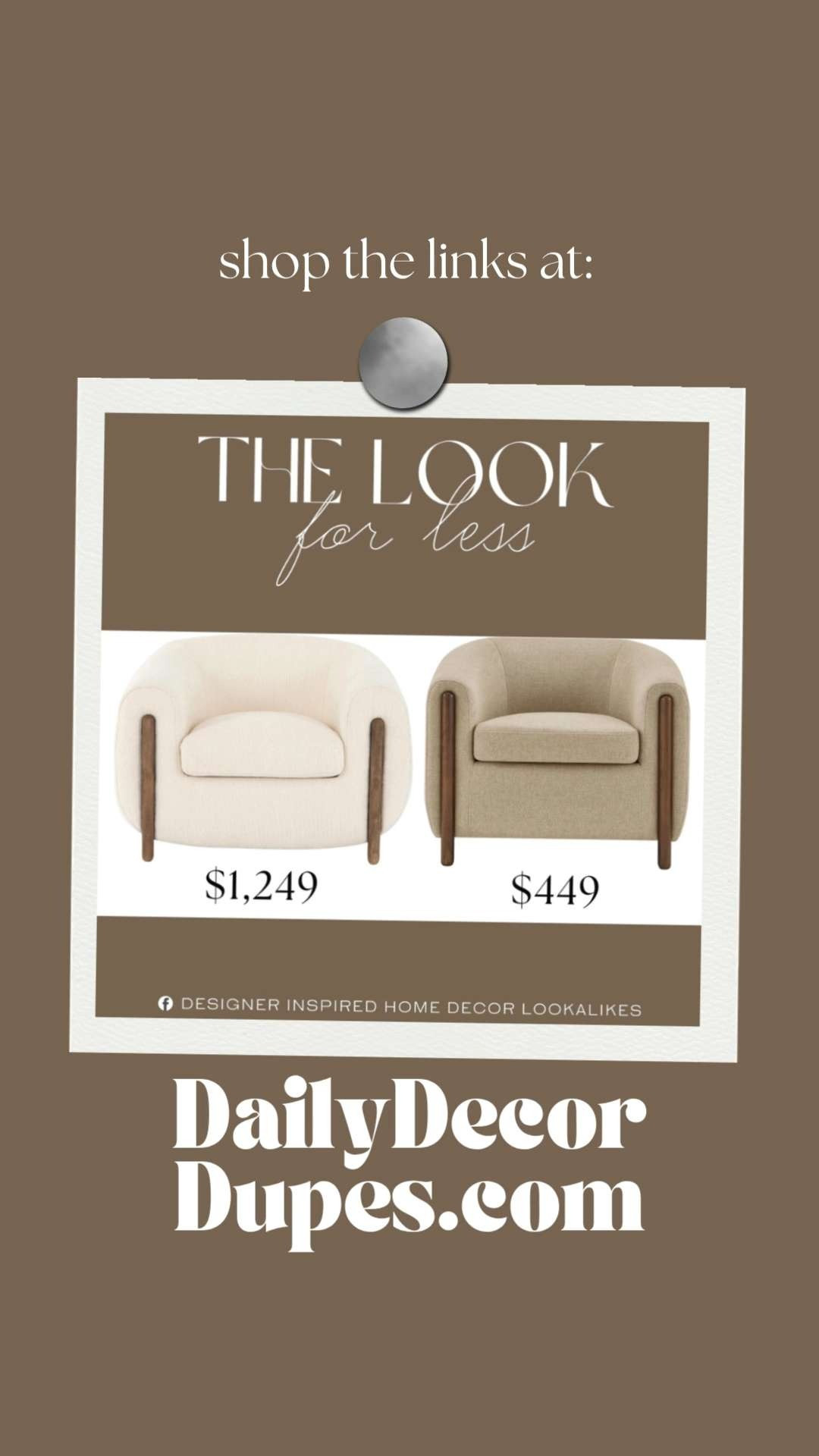 Inspired by Lulu & Georgia Accent Chair. Chic Living Room Chair. Mid-Century Modern Armchair. Minimalist Accent Armchair. Mid-Century Style Armchair. Sleek Modern Side Chair. Affordable Accent Chair.  

Home more affordable option find copy cat similar look for less budget friendly affordable cheap cheaper beautiful pretty. Clearance sale coupon code discount code promo code luxury lookalike look a like Inspo inspiration inspired by idea ideas Love like these? I share multiple every day in my FB group.
#luluandgeorgiainspired #accentchair #livingroomchair #sidechair #modernlivingroom #midcenturymodern #livingroomfurniture 

 #LTKHome