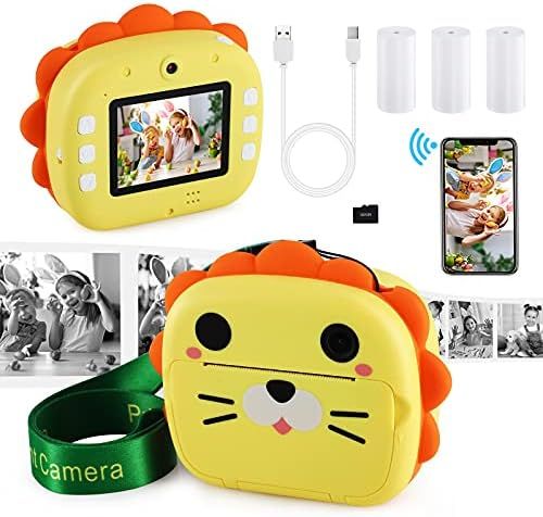 Barchrons WiFi Instant Print Digital Kids Camera 1080P Rechargeable Kids Camera with APP for Girl... | Amazon (US)