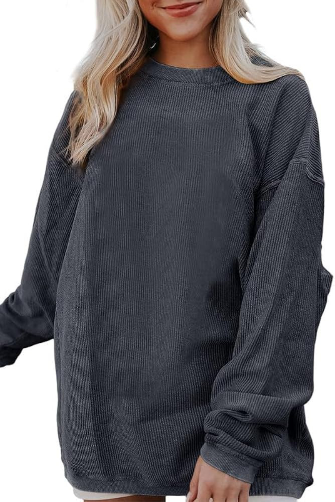 SHEWIN Oversized Sweatshirts for Women Loose Fit Casual Crewneck Sweatshirts Long Sleeve Pullover... | Amazon (CA)