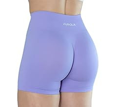 AUROLA Dream Collection Workout Shorts for Women High Waist Seamless Scrunch Athletic Running Gym... | Amazon (US)